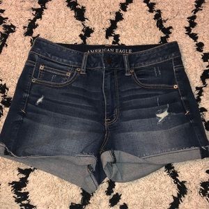 American Eagle Hi Rise Shorties